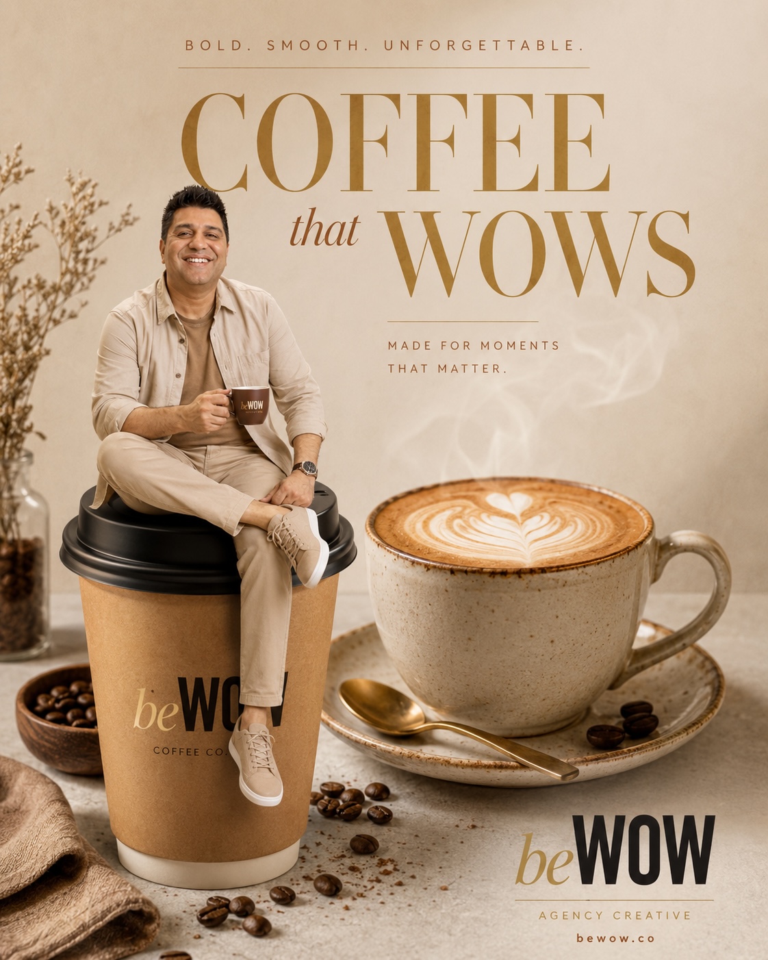 Coffee Shop Concept Campaign — original concept campaign by beWOW