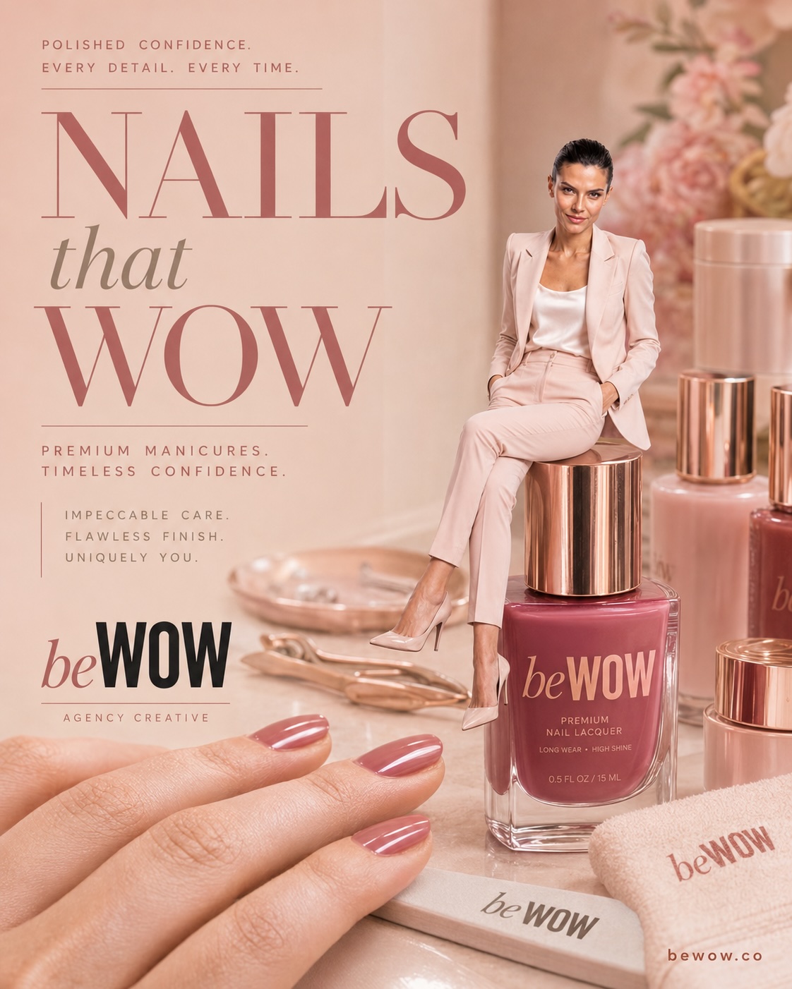 Nail Salon Concept Campaign — original concept campaign by beWOW