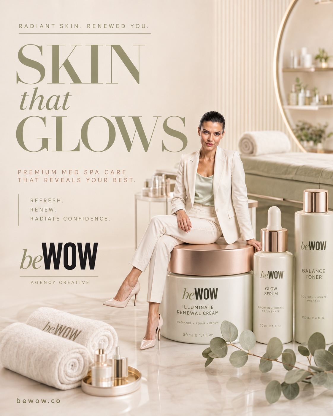 Skincare Concept Campaign — original concept campaign by beWOW