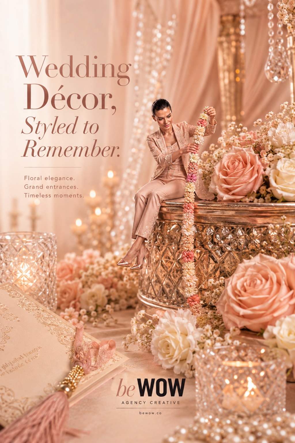 Wedding Décor Concept Campaign — original concept campaign by beWOW